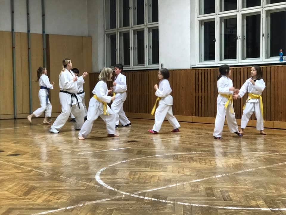 Karate Training Kinder
